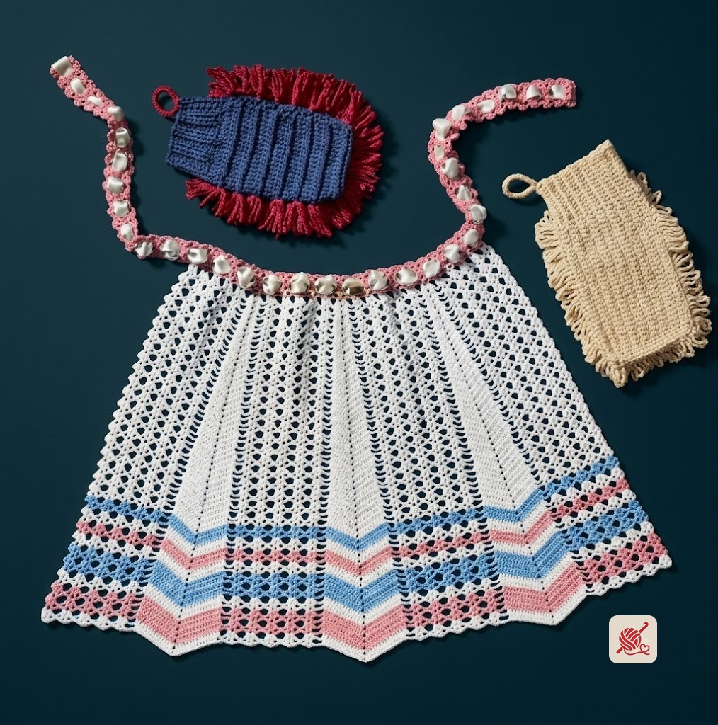 Crocheted Apron
