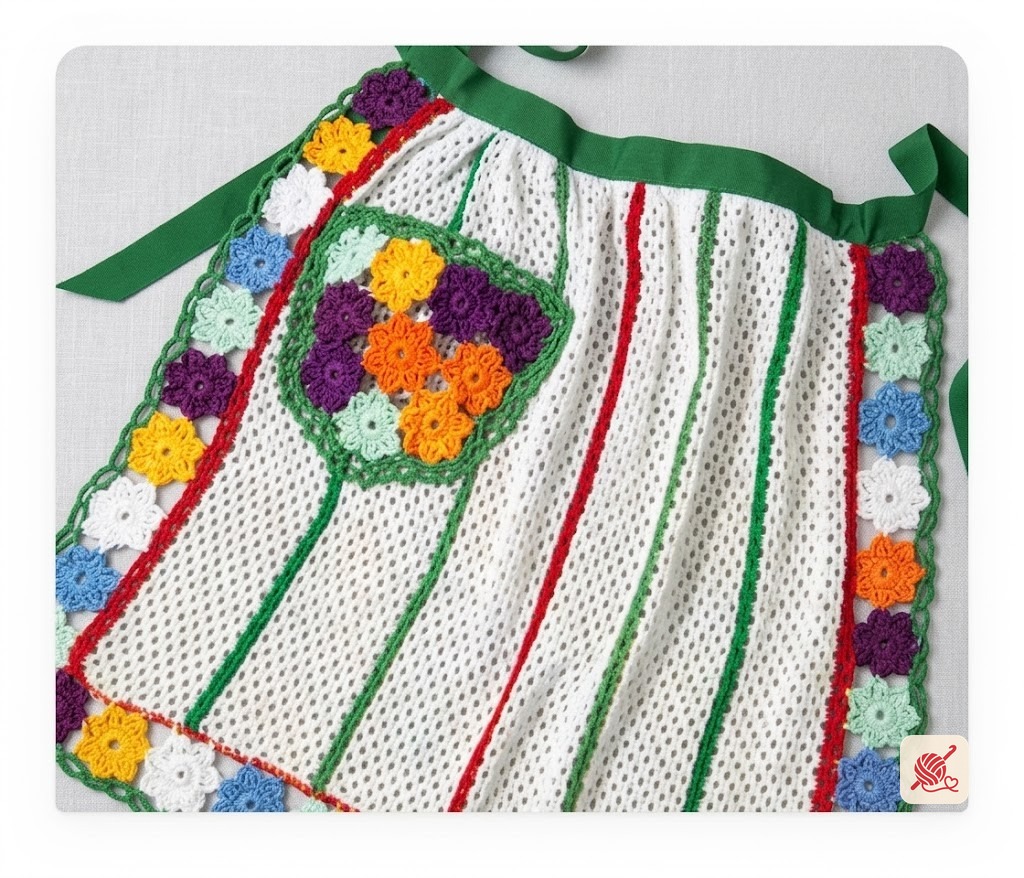 Dish Cloth Apron Pattern #FV-384