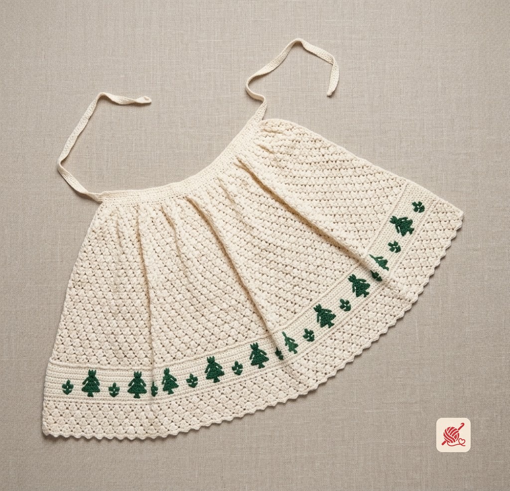 Embroidered Apron Pattern #4821