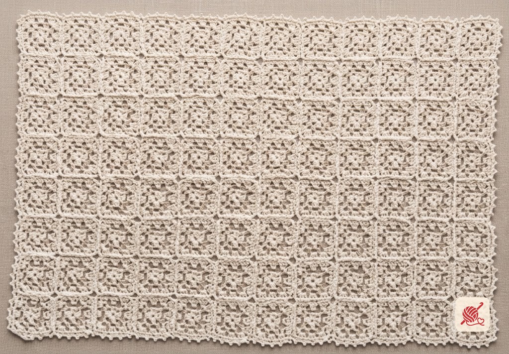 Baby's Crocheted Crib Cover Pattern #6018