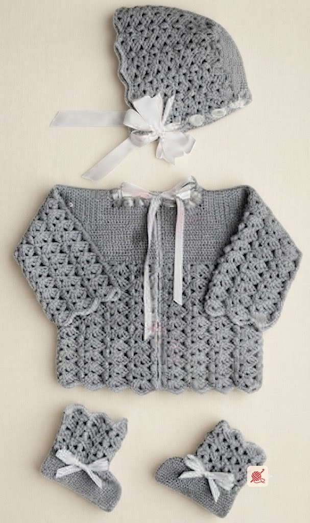 Crochet Baby Set Pattern #103