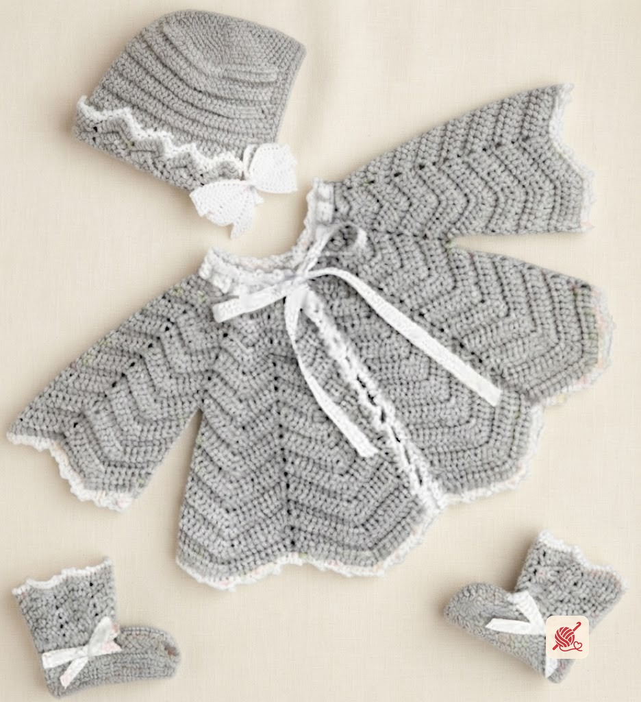 Crochet Baby Set Pattern #106