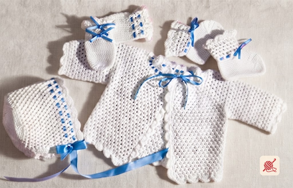 Crocheted Beauty Set Pattern #3002