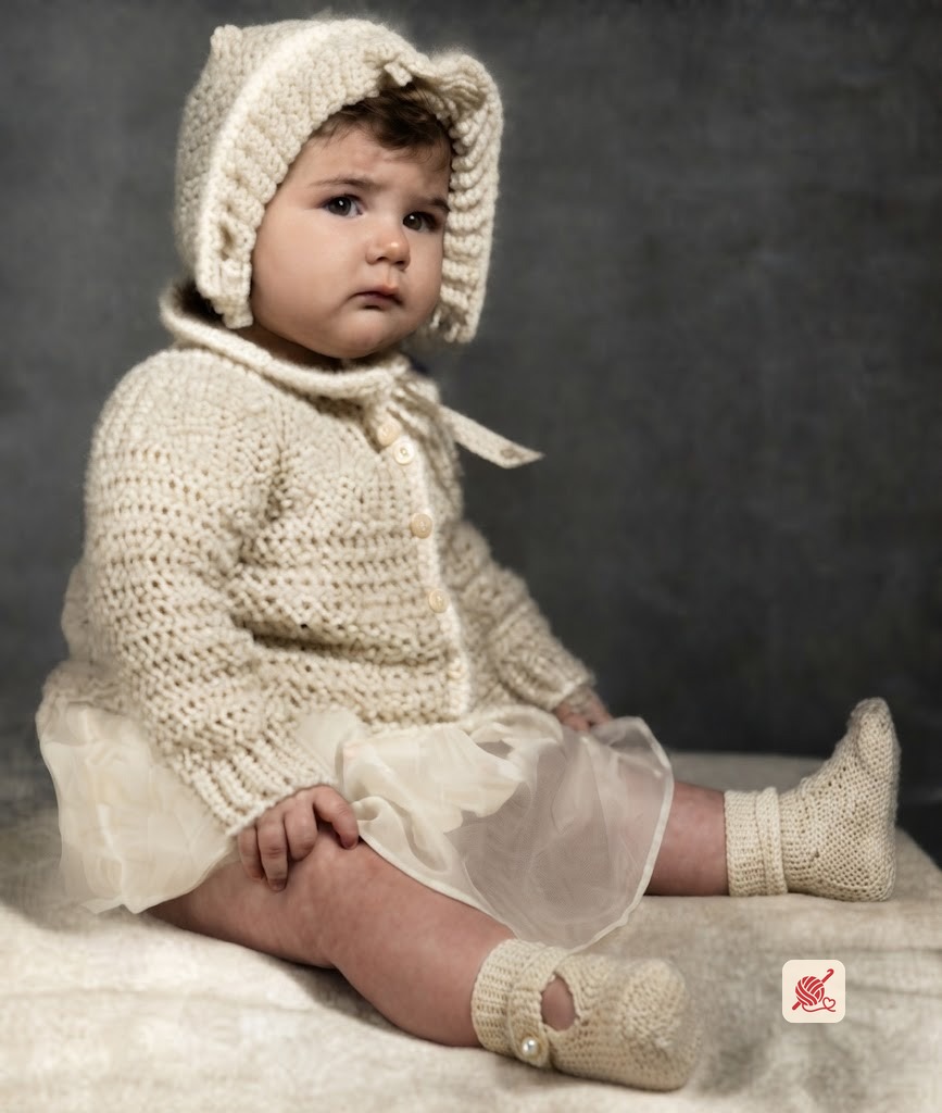 Little Bo Peep Infant Set crochet pattern