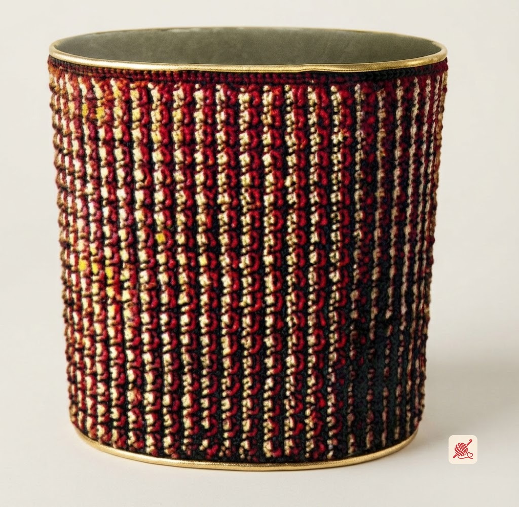 Waste Basket Cover Pattern #S-606