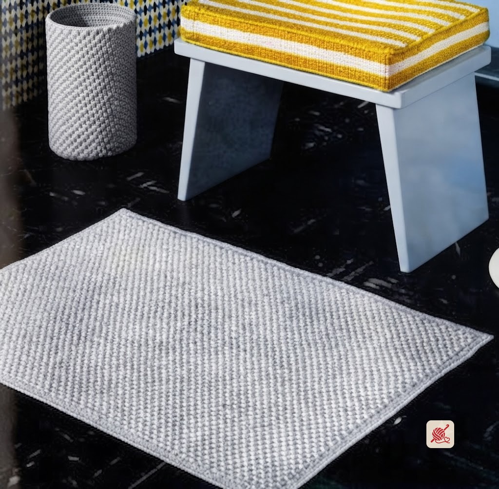 Bath Mat & Scrap Basket Cover Pattern