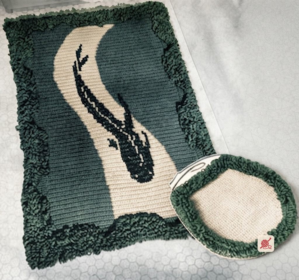 Marine Rug & Toilet Seat Cover Pattern #5107