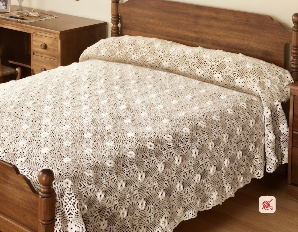 Beauty Rose Bedspread Pattern #657
