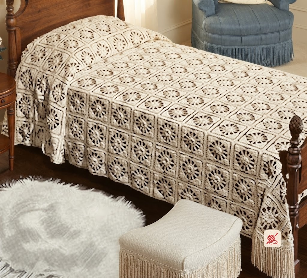 Bed of Roses Bedspread Pattern #668