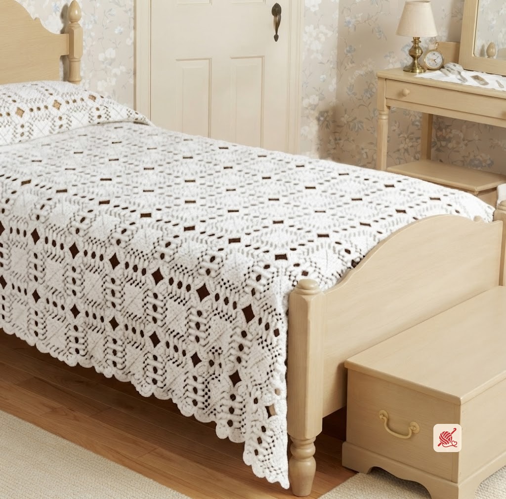 Cockle Shells Bedspread Pattern #6052