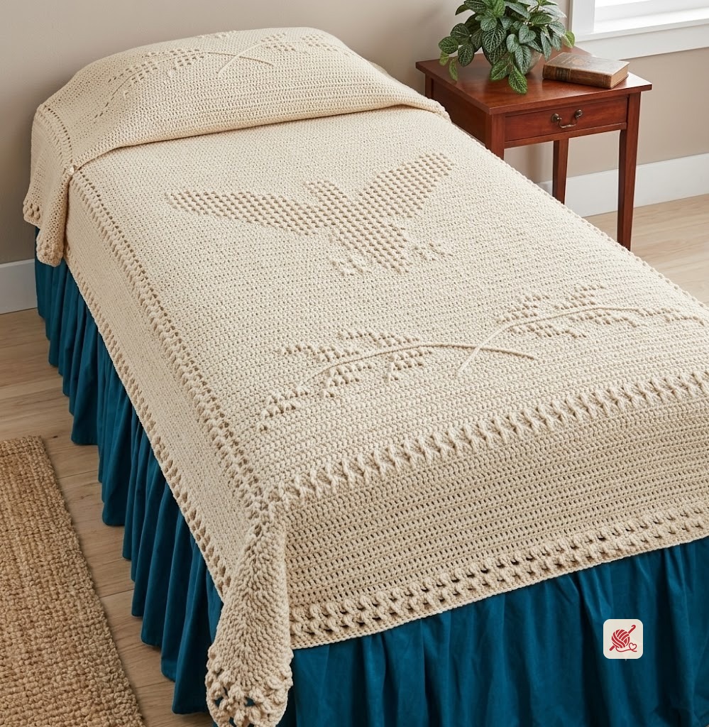 Popcorn Eagle Bedspread Pattern