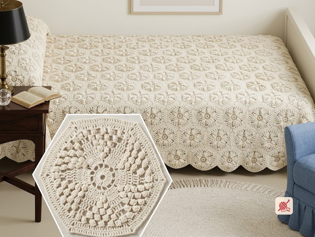 Star Drift Bedspread Pattern #6013