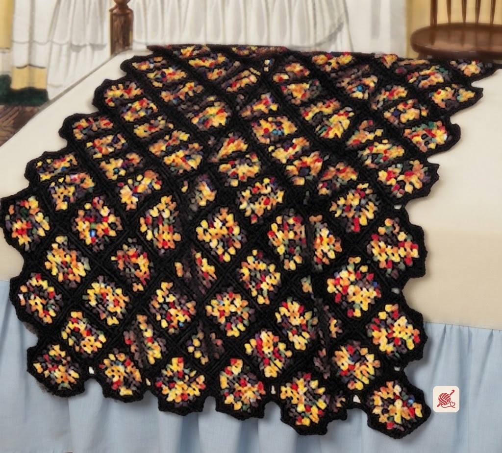 Carnival Granny Afghan Pattern #676