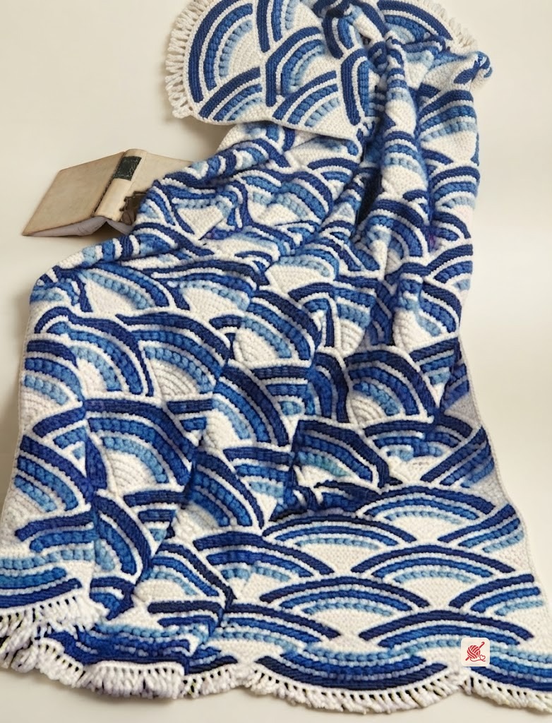 Crocheted Fan Afghan Pattern