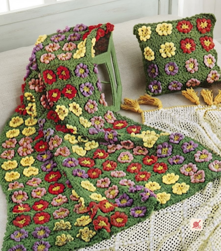 Flower Garden Afghan Pattern