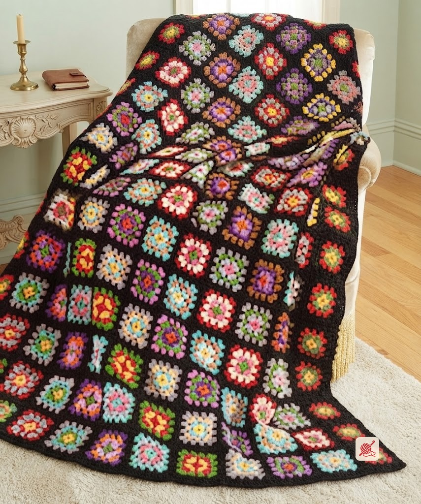 Granny Afghan crochet pattern