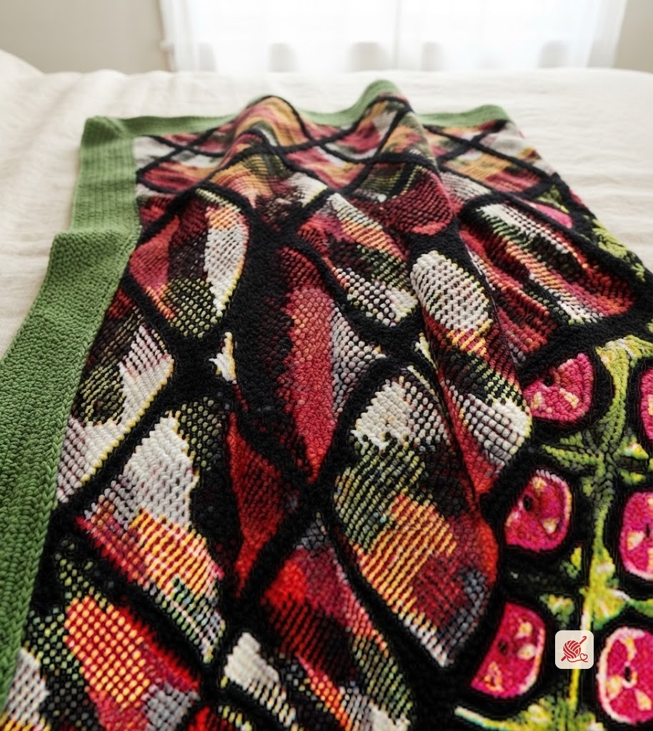 Palette Afghan Pattern #C-454