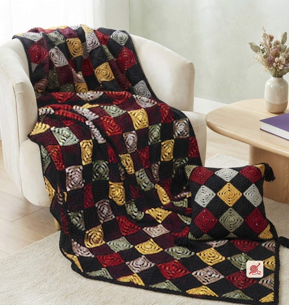 Patchwork Afghan Pattern