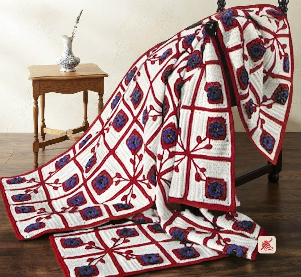 Pennsylvania Dutch Afghan Pattern