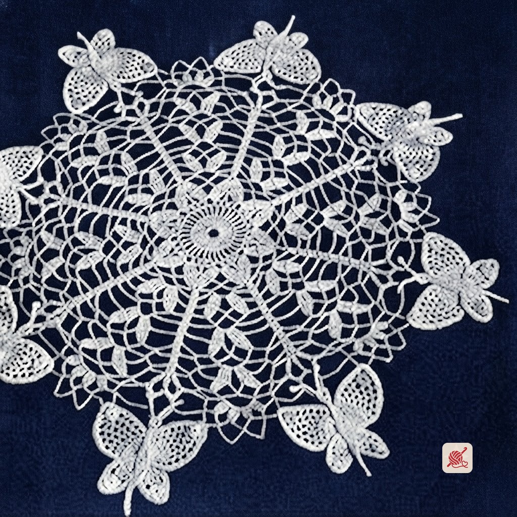 Butterfly Doily Pattern #12-60