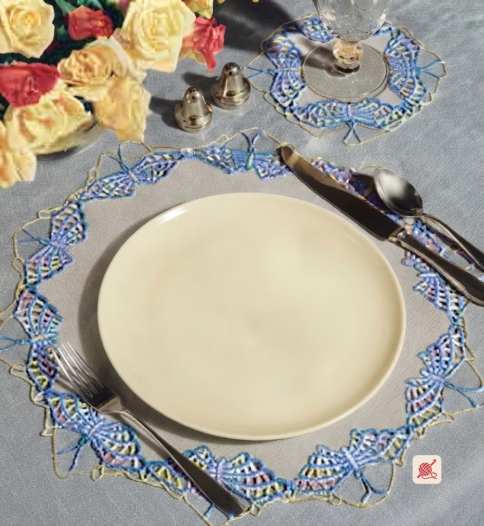 Butterfly Luncheon Set Pattern #S-43