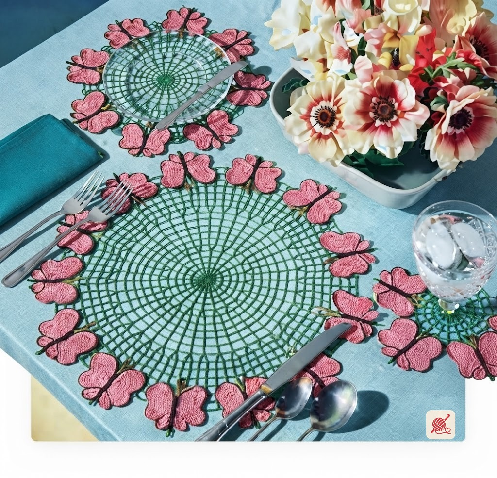 Butterfly Luncheon Set Pattern #S-61