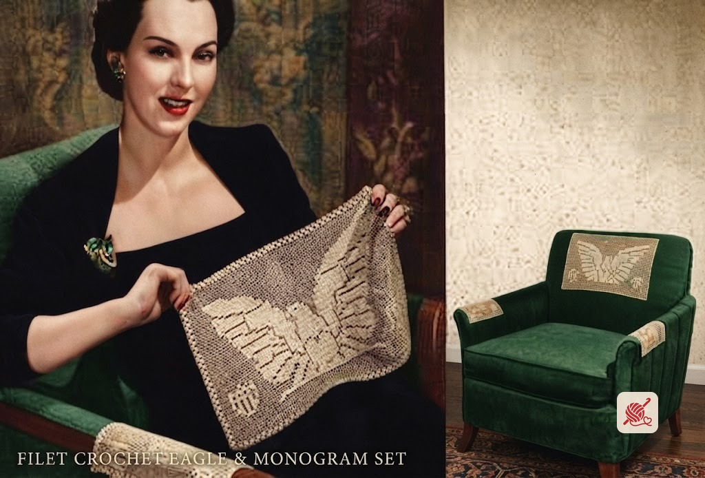 Spread Eagle Chair Set Pattern #7510