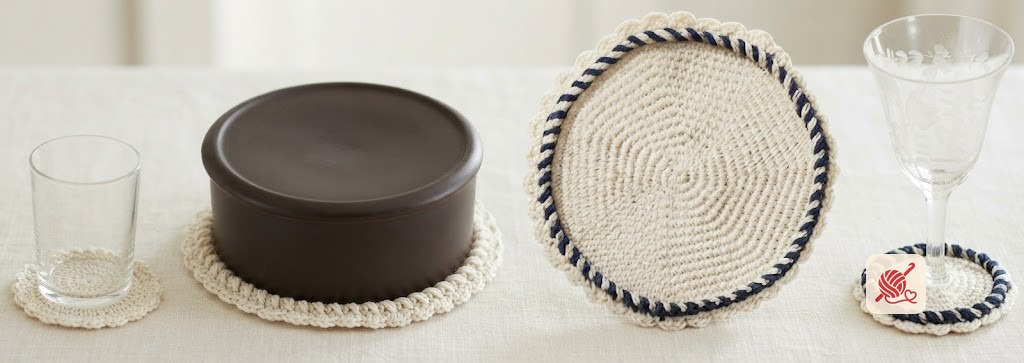 Roll Rim Coasters Pattern