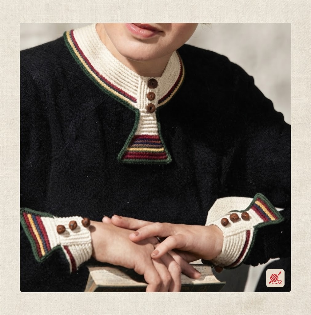 Peasant Collar and Cuffs Pattern #2122