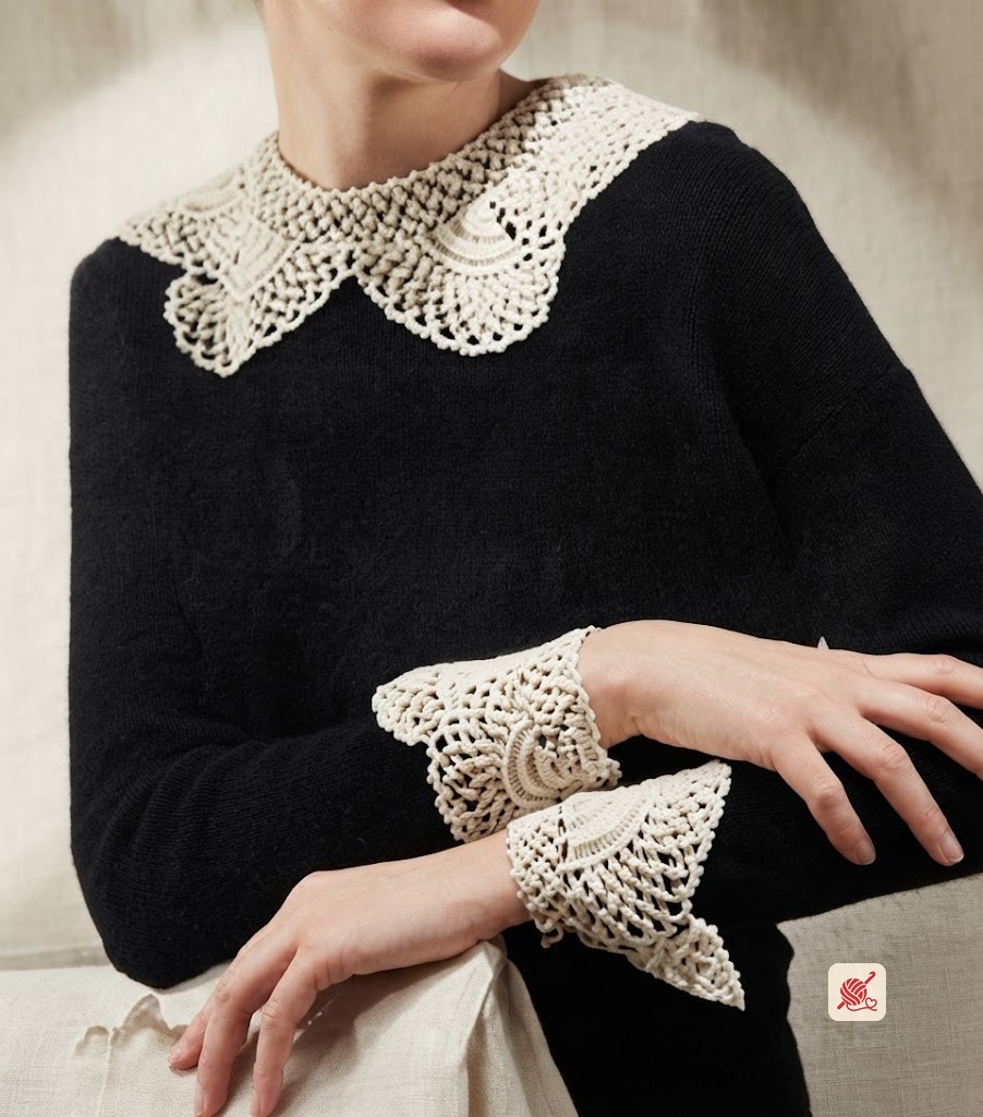 Antique Lace Collar and Cuffs Pattern #2204