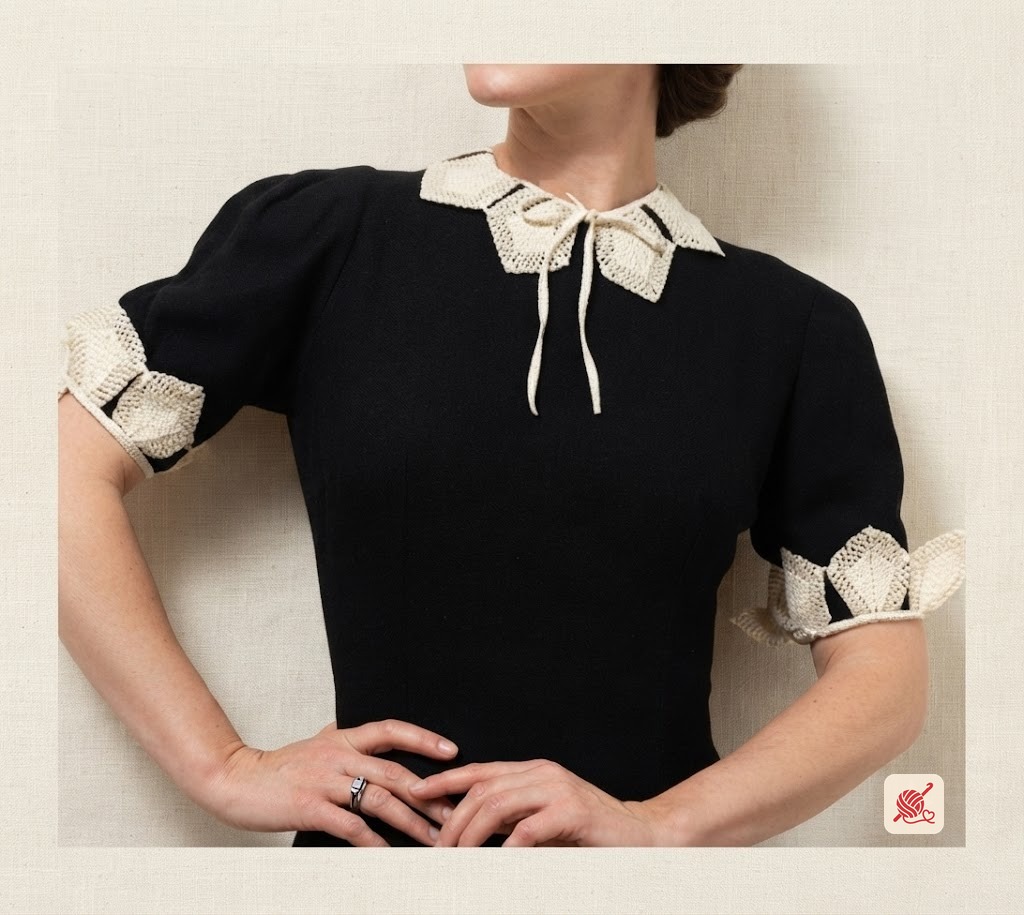 Debut Collar and Cuffs Pattern #2296
