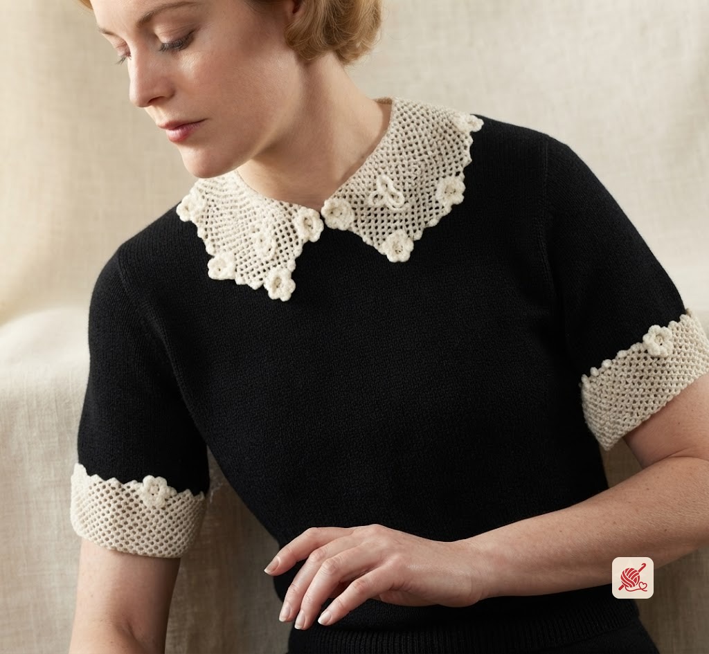 Colleen Collar and Cuffs Pattern #2298