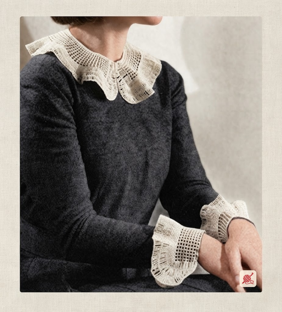 Demure Collar and Cuffs Pattern #2299