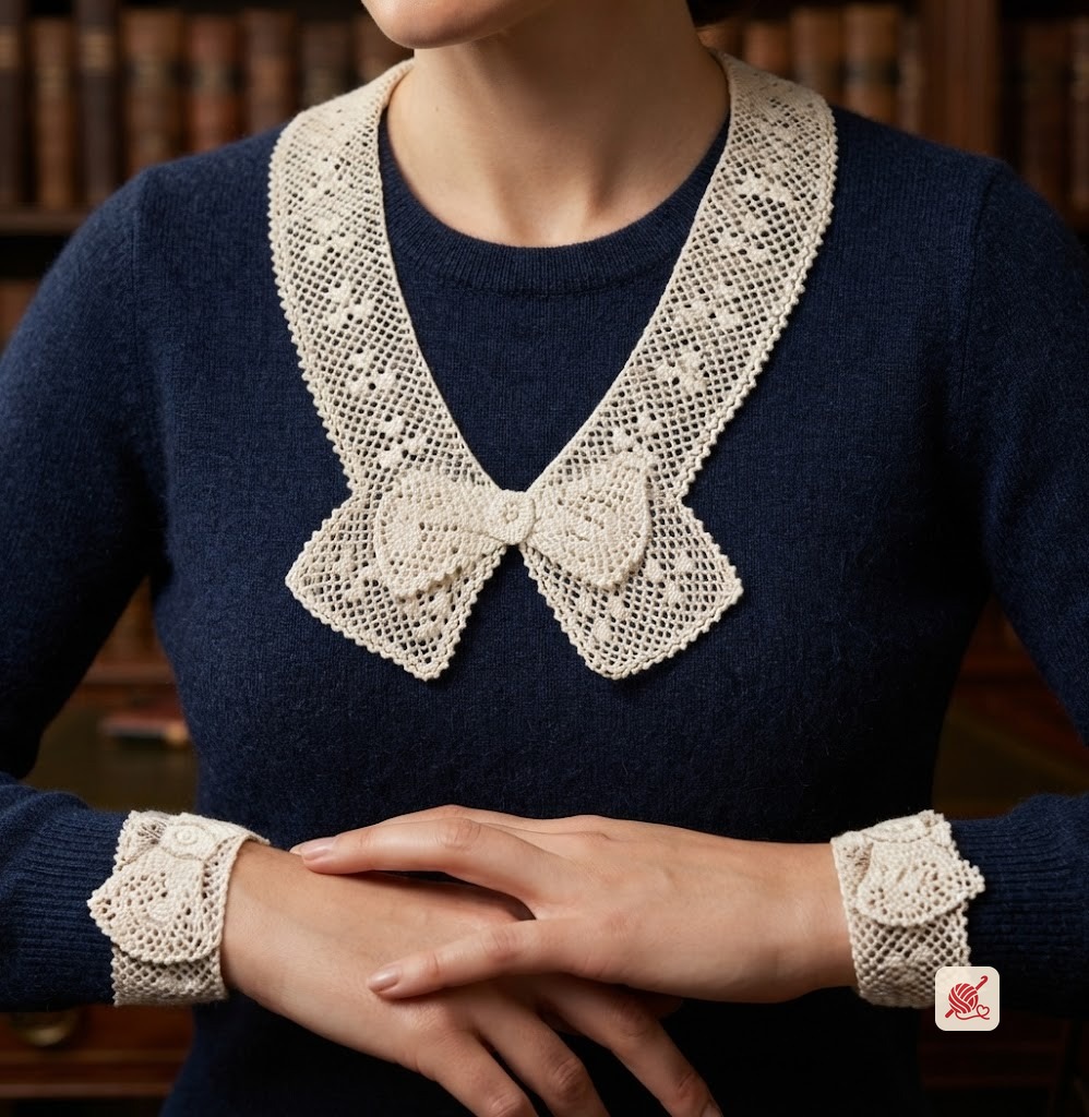 Irish Rose Collar and Cuffs Pattern #2032