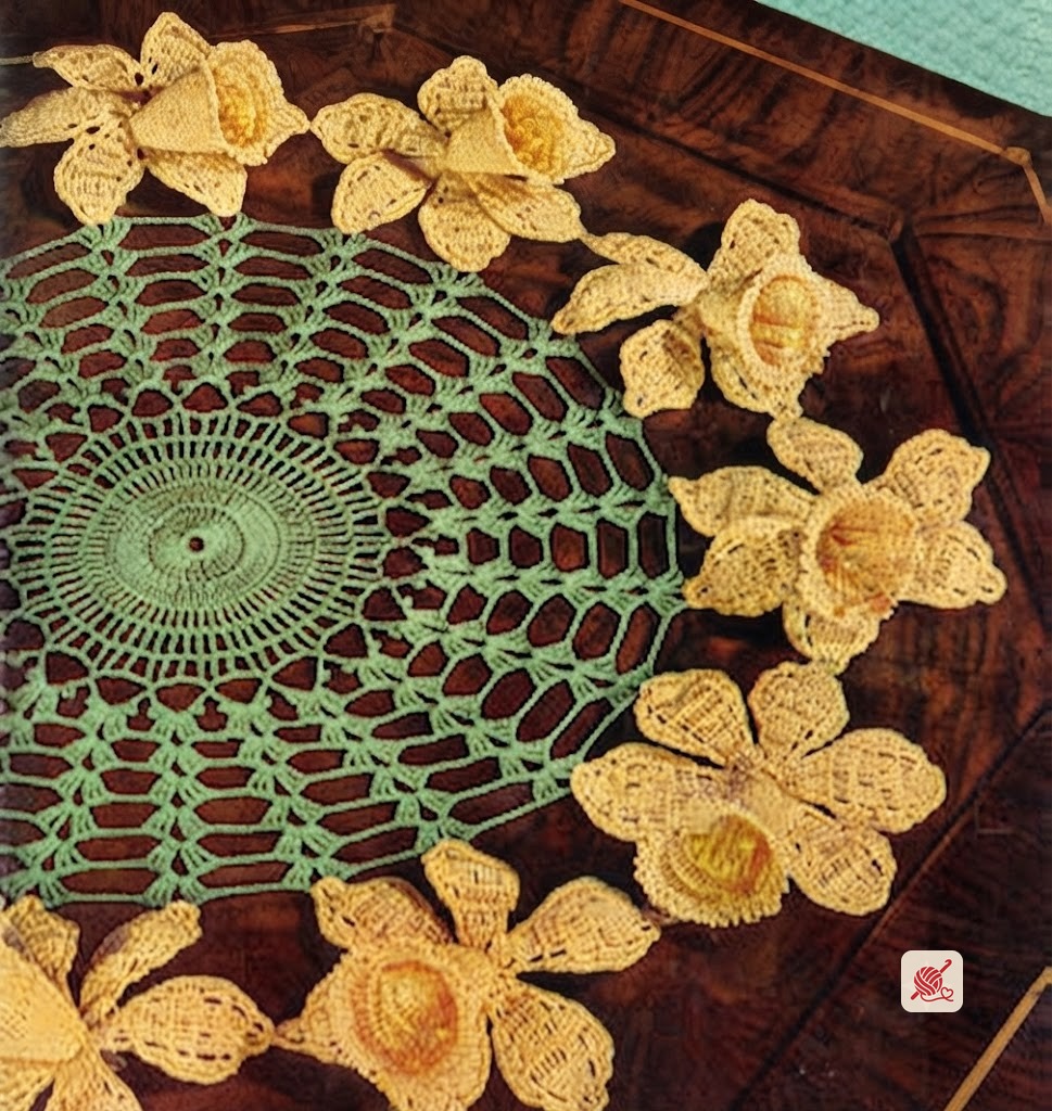 Daffodil Doily Pattern #D-214