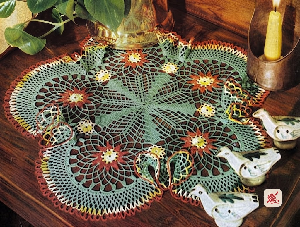 Floral Temptation Doily Pattern #FD-446