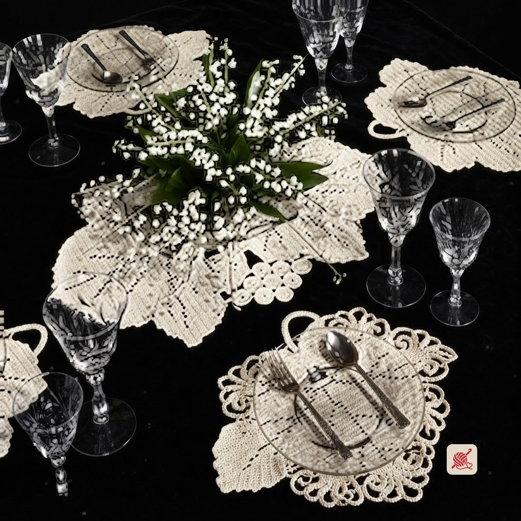 Maple Leaf Luncheon Set Pattern #4501