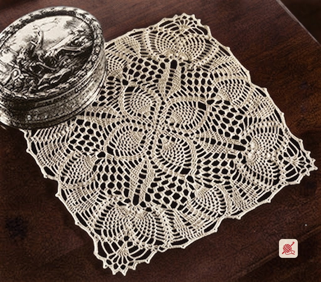 Pineapple Posy Doily Pattern #PD-426