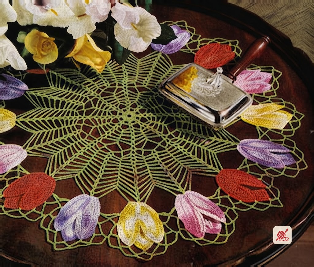 Tulip Varieties Doily Pattern #FD-437