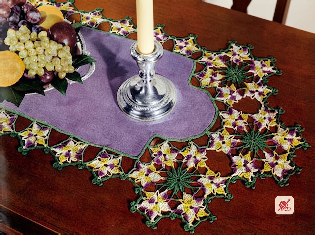 Viola Cornuta Doily Pattern #FD-447