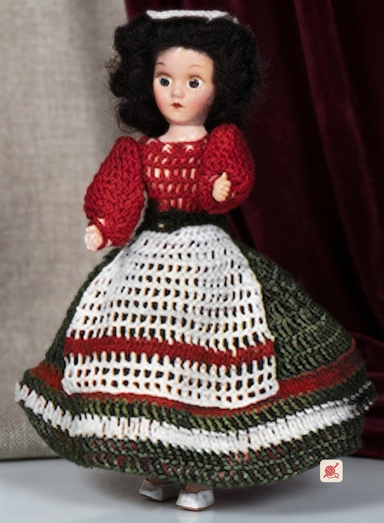 Miss Italy Doll Pattern #7214