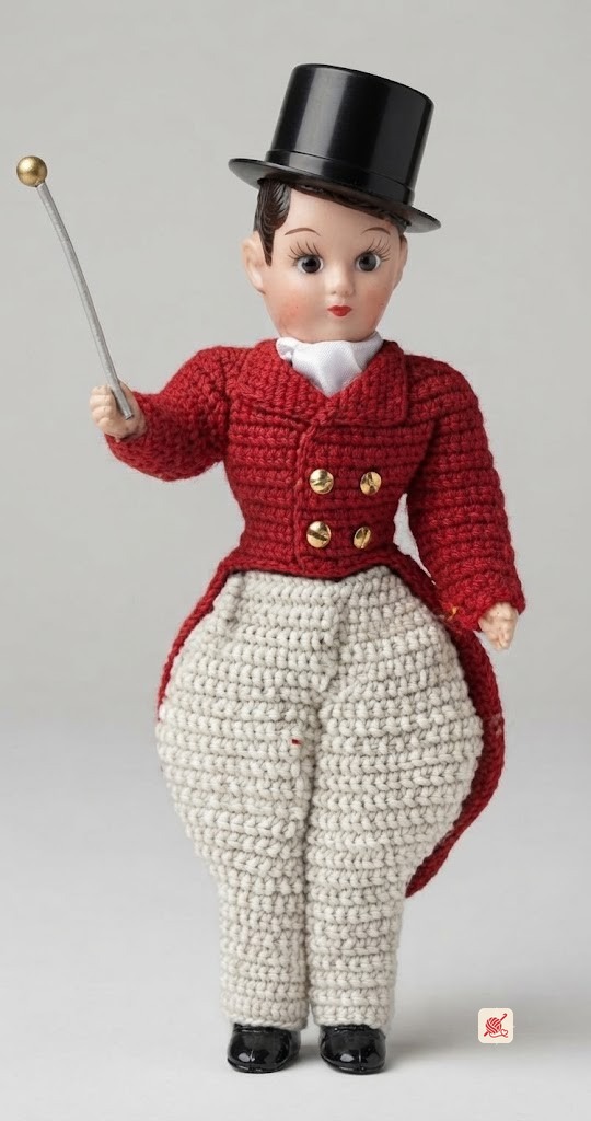 Ringmaster Doll crochet pattern