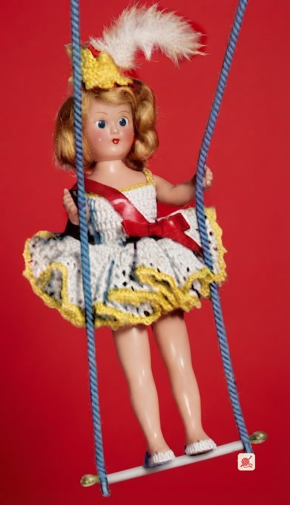 Trapeze Artist Doll crochet pattern