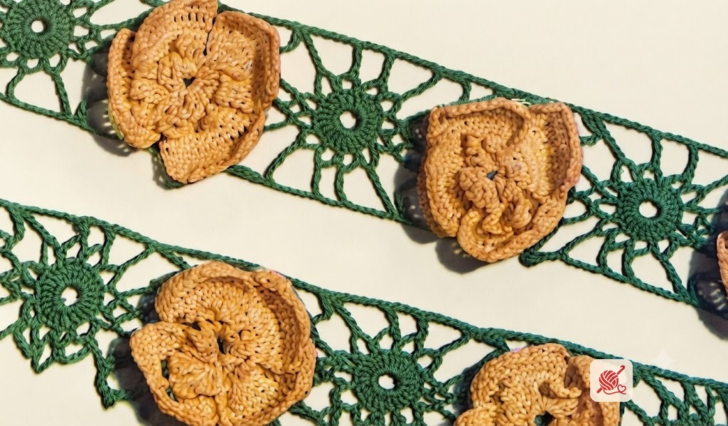 Buttercup Edging & Insertion Pattern #EI-286