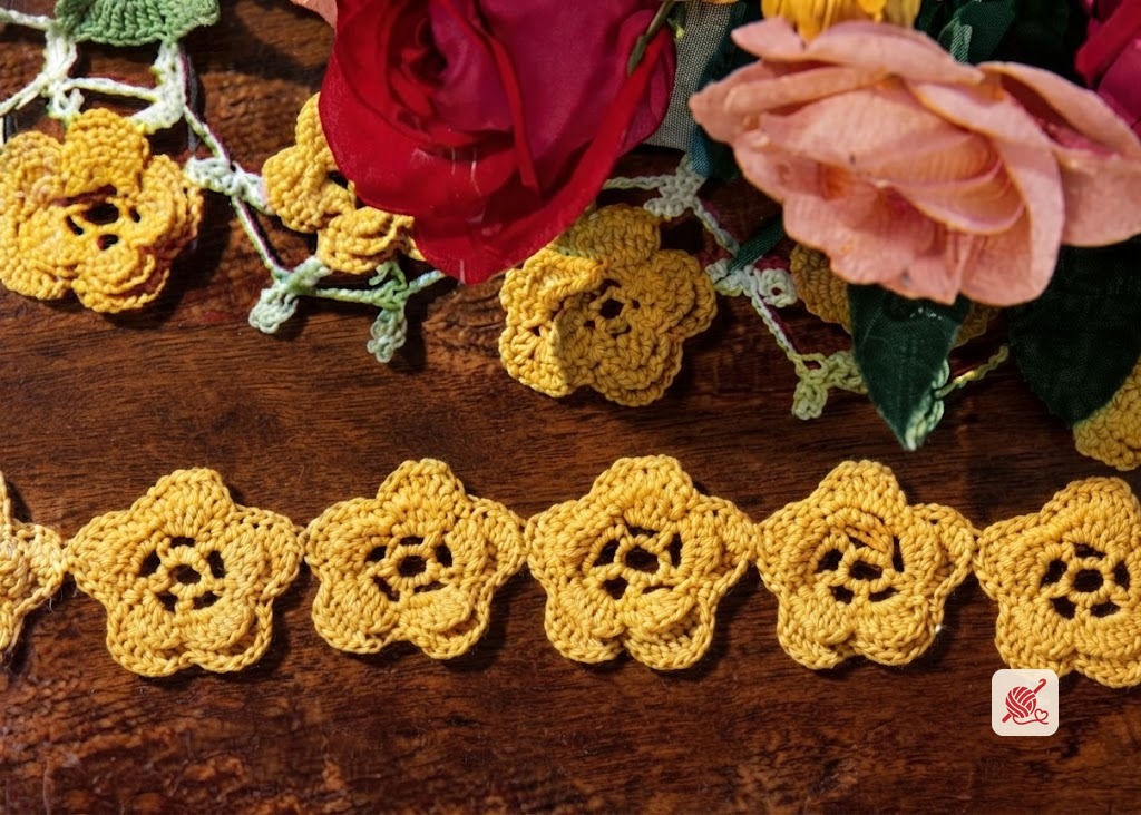 Rose Luncheon Mat Edging & Insertion Pattern #EI-280