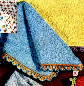 Shell Washcloth Edging Pattern #S-144