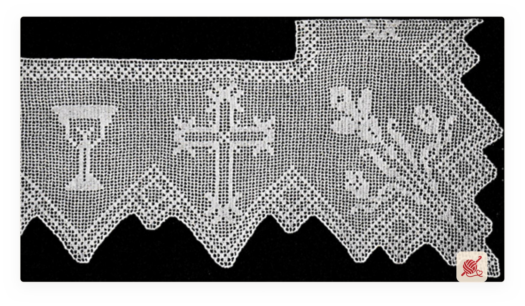 Altar Lace in Filet Crochet Pattern #790