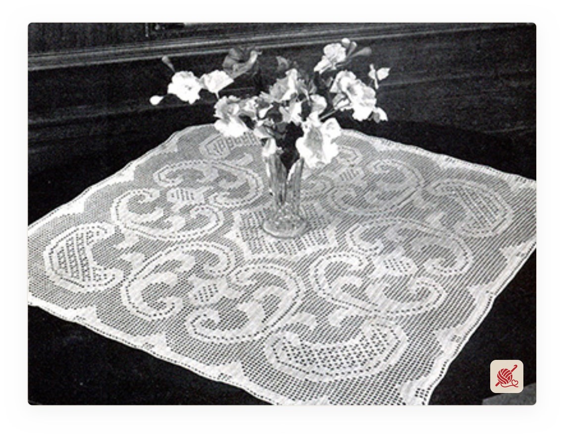 Arabesque Doily Pattern #7610