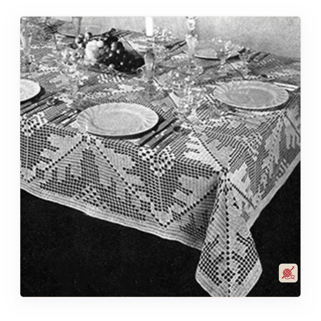 First Lady Tablecloth Pattern #7590