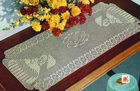 Garden Walk Chair Set & Runner Pattern #CL-259